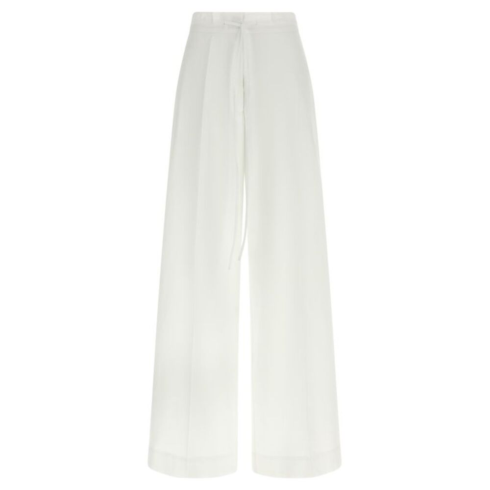 P.A.R.O.S.H. White Cotton Casual Women's Pants